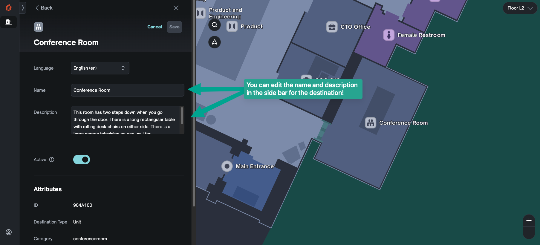 The edit textfield box.