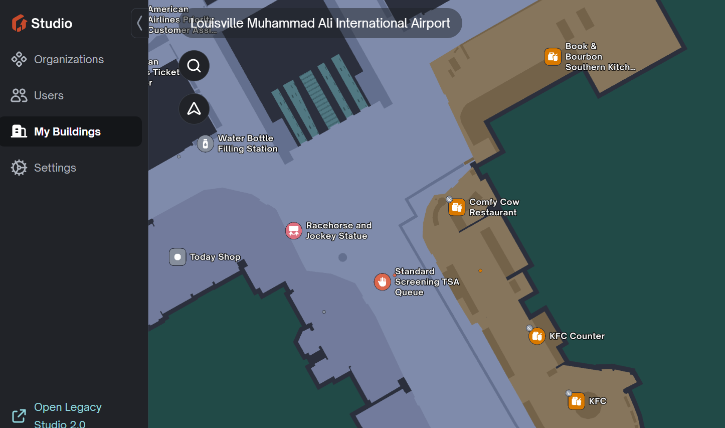 An image of GoodMaps Studio's interface.